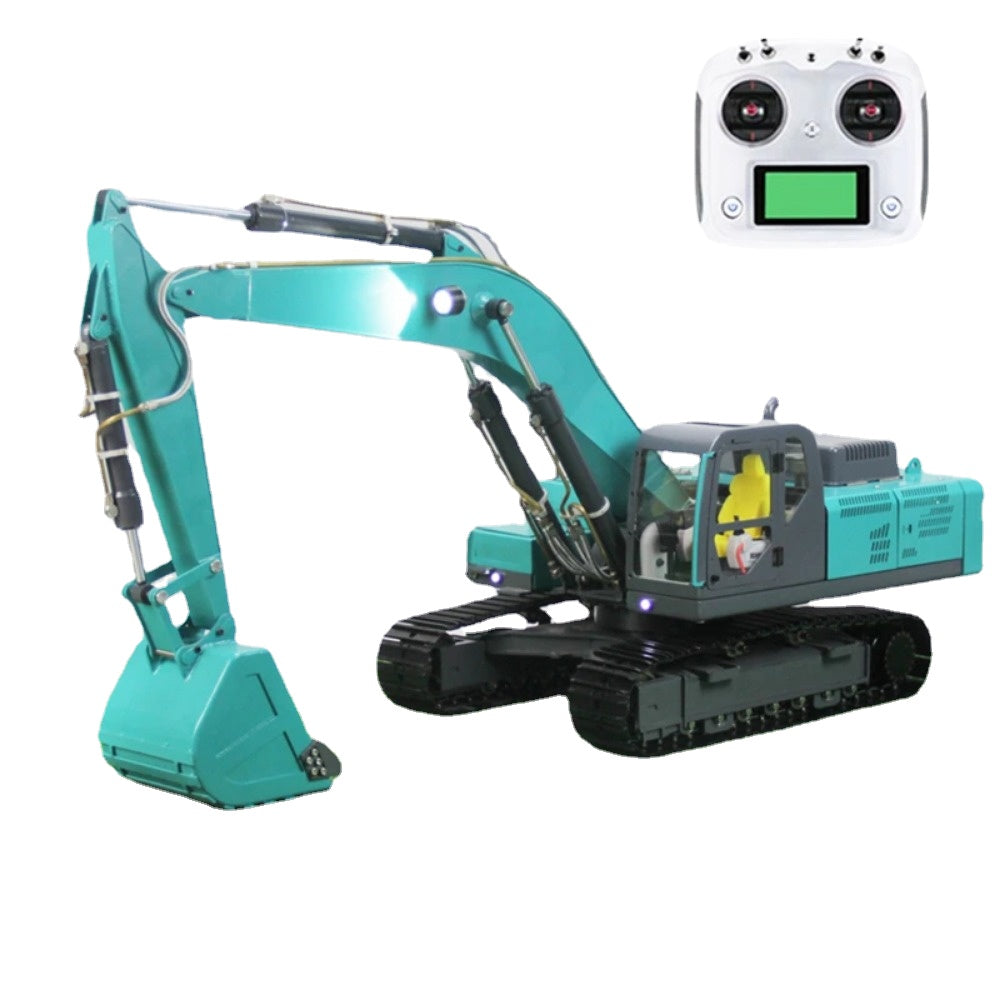 1 12 Kobelco 350 Metal RC Hydraulic Excavator RTR VAJJEXRC