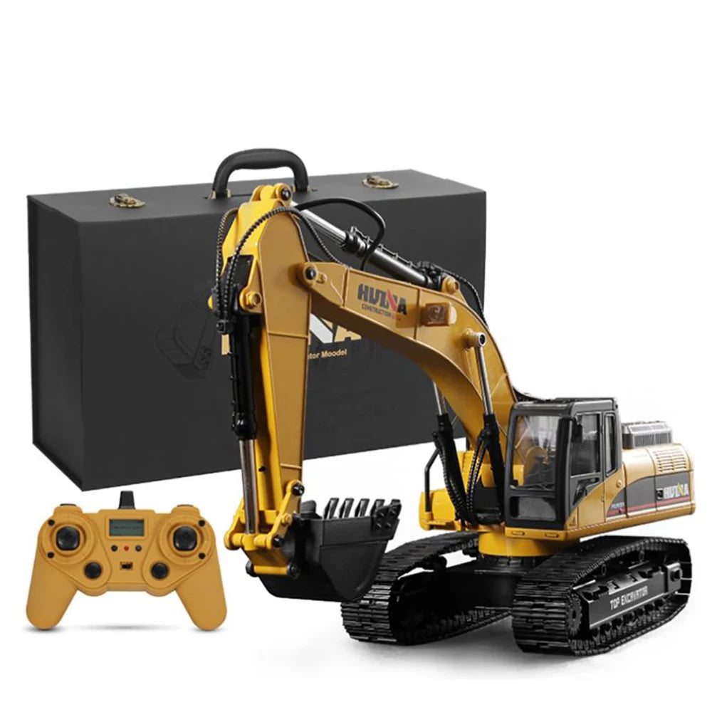 Rc excavator huina 580 hydraulic fullmetal on sale