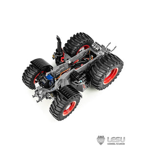 LESU 1/16 Metal Chassis 4X4 AOUE-1050 Rc Tractors Kit RTR