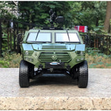 1/18 Armored Off-road Vehicle Static Alloy Model Military Green