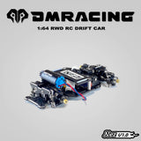 DMRACING NEZ 64 1/64 RC RWD Drift Car KIT RTR