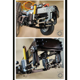 Ftont Achs-Luftfederungssystem-Kit für 1/14 Tamiya RC LKW-Kipper Scania 770S MAN Volvo Actros 