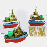 1/48 Rc Eisen Battleship Armed Tugboat KIT Model