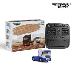 1/76 Turbo Racing C50-T  Remote Control Container Truck RTR