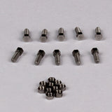 80pcs Stainless Steel 1.6/1.2 Hexagon Screw Nut for 1/14 Tamiya RC Truck Scania 770S MAN Actros 3363 Volvo