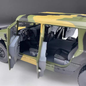 1/18 Camouflage blindé véhicule hors route en alliage statique modèle