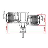 GP123-V2 Two-stroke Gasoline Engine for Rc Model Aircraft