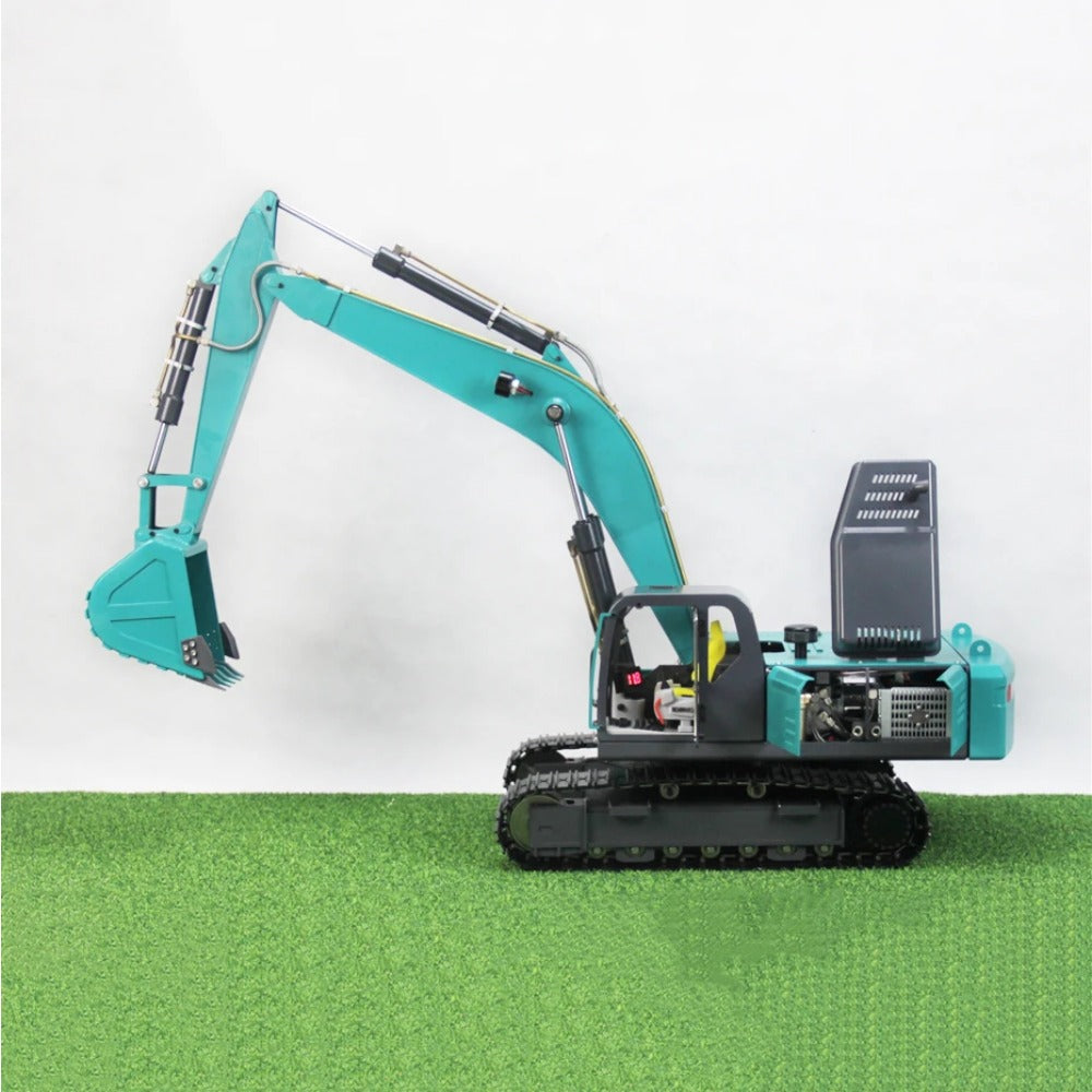 1 12 Kobelco 350 Metal RC Hydraulic Excavator RTR VAJJEXRC