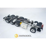 8x4 Metal Chassis for JXF1650-TD Hydraulic Truck Mounted Crane Tamiya 1/14 Rc Tractor Truck