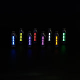 Titanium Alloy Tritium Tube Keychain Self-luminous 25years 3.5x25mm