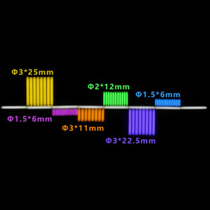 DIY Self-luminous Tritium Tube 1.5x6mm 3x15mm