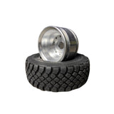 LXYRC Heavy-duty Wheel Hub Tire for Tamiya 1/14   RC Engineering Vehicle Herringbone Tiregravel Tire