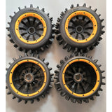 4pcs Nail Tire Wheel Hub Assembly for 1/5 HPI Rovan Baja 5B 5T 5B