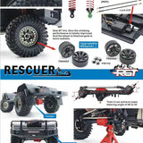 RGT EX86190 4WD  LC76 1/10 RC Remote Control Climbing Car RTR