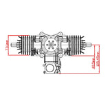 GP123-V2 Two-stroke Gasoline Engine for Rc Model Aircraft