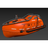 1/18 Lifeboat Model Boat Kit Assembly