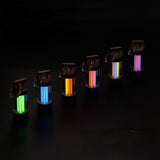 Titanium Acrylic 4-in-1 Tritium Tracheal Keychain Self-Illuminating for 25 Years