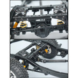 RCRUN LC80 Metal Chassis Frame Kit  for 1/10 RC Crawler