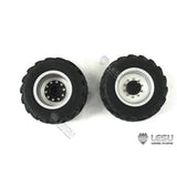 LESU 1/14 Remote Control Hydraulic Engineering Vehicle Model Metal Wheel Tire