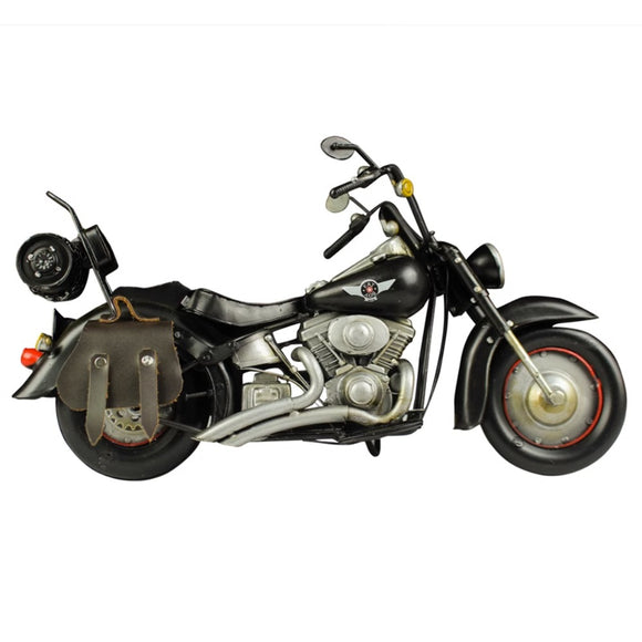 Klassisches Retro-Fat-Boy-Motorrad-Legierungsmodell im Maßstab 1:6