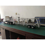 1/14 Tamiya Rc Tractor Metal Model Car Consignment Trailer