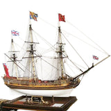 1/50 French Royal Caroline Wooden Sailing Ship Model Assembly DIY Kit