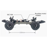 FSR 1/10 4WD Brushless  Off-road Truck Rally Pickup Rtr