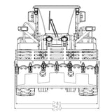 JDM 198 1/14 ZW370 RC Hydrauliklader Metallradlader RTR 