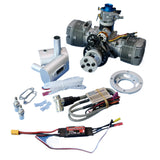 NGH GTT70-E Horizontally-opposed Twin-cylinder 2-stroke Gasoline Engine for Rc Airplane