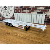 1/24 40ft 3-axle Trailer Frame Alloy Model 52cm Length