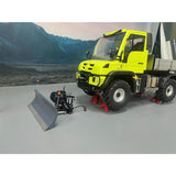 1/10 Rc Unimog Climbing Car Metal Chassis with Hydraulic Lifting Cargo Bucket Front Shovel RTR