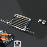 Metal Chrome-plated Air Intake Cover for 1/14 Rc TAMIYA Tractor KING HAULER 56336