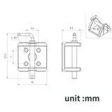 Metal Tail Hook for 1/14 1/10 Rc Truck Diy