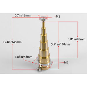 Brass Hydraulic Cylinder for 1/14  TAMIYA  Remote Control Tractor Truck