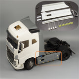 Side Skirt Trim Panel with Light Bar for Remote Control Tamiya 1/14 Volvo FH16 750 RC Truck Tractor