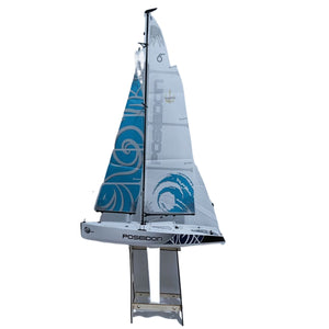 Beili Poseidon 650 FRP Hull Rc Sailboat 1370mm RTR