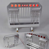 Aluminum Alloy Equipment Rack with Light for RC Tamiya 1:14  King Hauler Grand Tractor Truck 56301