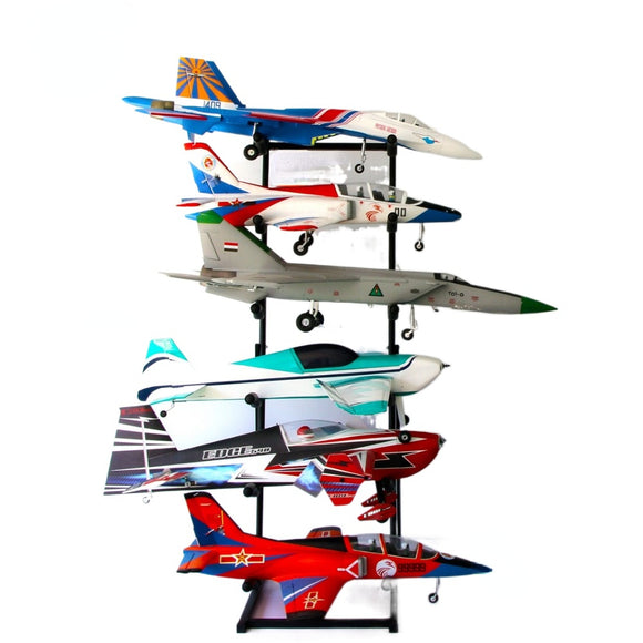 RC Airplane Fixed Wing RC Jets Model Foldable Metal Stand Showing Stand