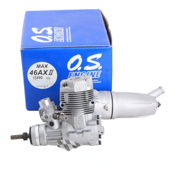OS Engines 46AXII ABL 46 Glow Engine with Muffler 46AX Gasoline Engine for Gas Airplane