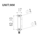 RC Hydraulic Radiator for 1/12 RC Excavator JDM106 360L