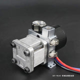 CUT YDL42 4020 RC Hydraulic Excavator Oil Pump with Pressure Gauge