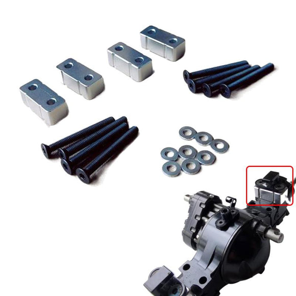 Axle Metal Heightening Spacer Kit for 1/14 Tamiya Rc Trailer Tipper Scania 770S R620 Actros Volvo