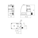 Integrated Tank Hydraulic Pump for Huina 580 Rc Excavator DIY