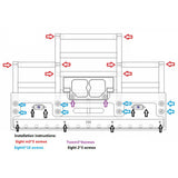 Stoßstange aus Aluminiumlegierung für Tamiya Traktor 1/14 King Hauler 56344 56301 Rc Traktor