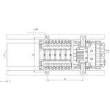 Metal Automatic Stepless Gearbox for 1/14 Tamiya Rc Truck Trailer Tipper Sacnia r620 770s