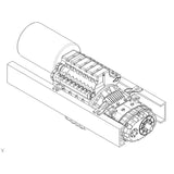 Metal Automatic Stepless Gearbox for 1/14 Tamiya Rc Truck Trailer Tipper Sacnia r620 770s