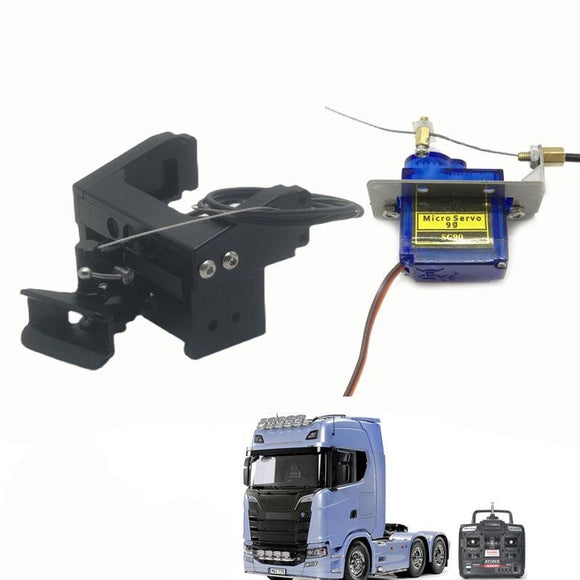 Metal Reality Universal Tractor Coupling W/Servo Kit  for Tamiya 1/14 Rc Scania 770s 56368
