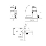 Oil Tank Integrated Hydraulic Pump for  Huina 580 Rc Excavator Diy