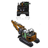 Metal 1/14 Remote Control Hydraulic Excavator Hitachi 135US RTR