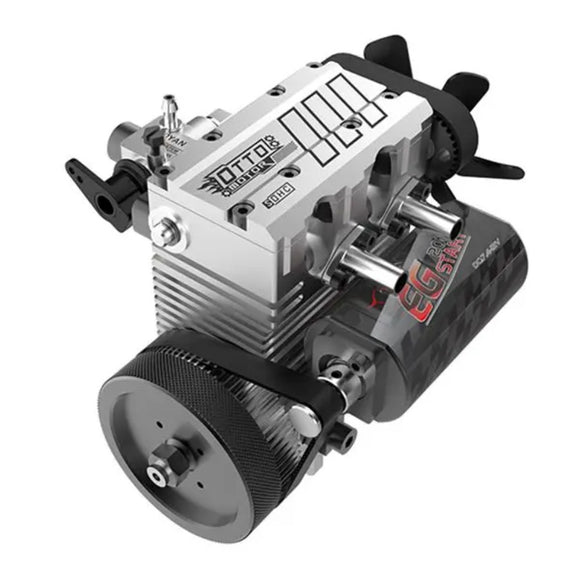 TOYAN FS-L200AC Motor, luftgekühlter 4-Takt-Motor, 7 cm³, 2-Zylinder-Nitro-Verbrennungsmotor-KIT